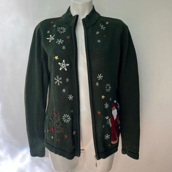 Christopher & Banks Embellished Christmas Cardigan - Picture 2 of 9